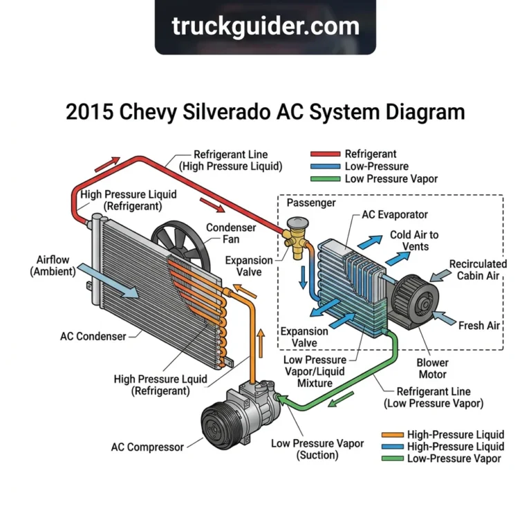 2015 chevy silverado ac system diagram diagram with labeled components and explanations