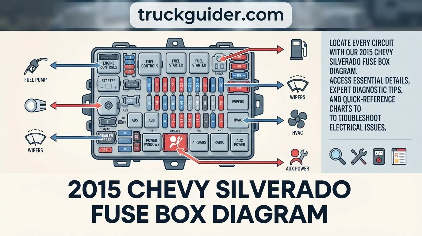 2015 chevy silverado fuse box diagram with labeled components and connections