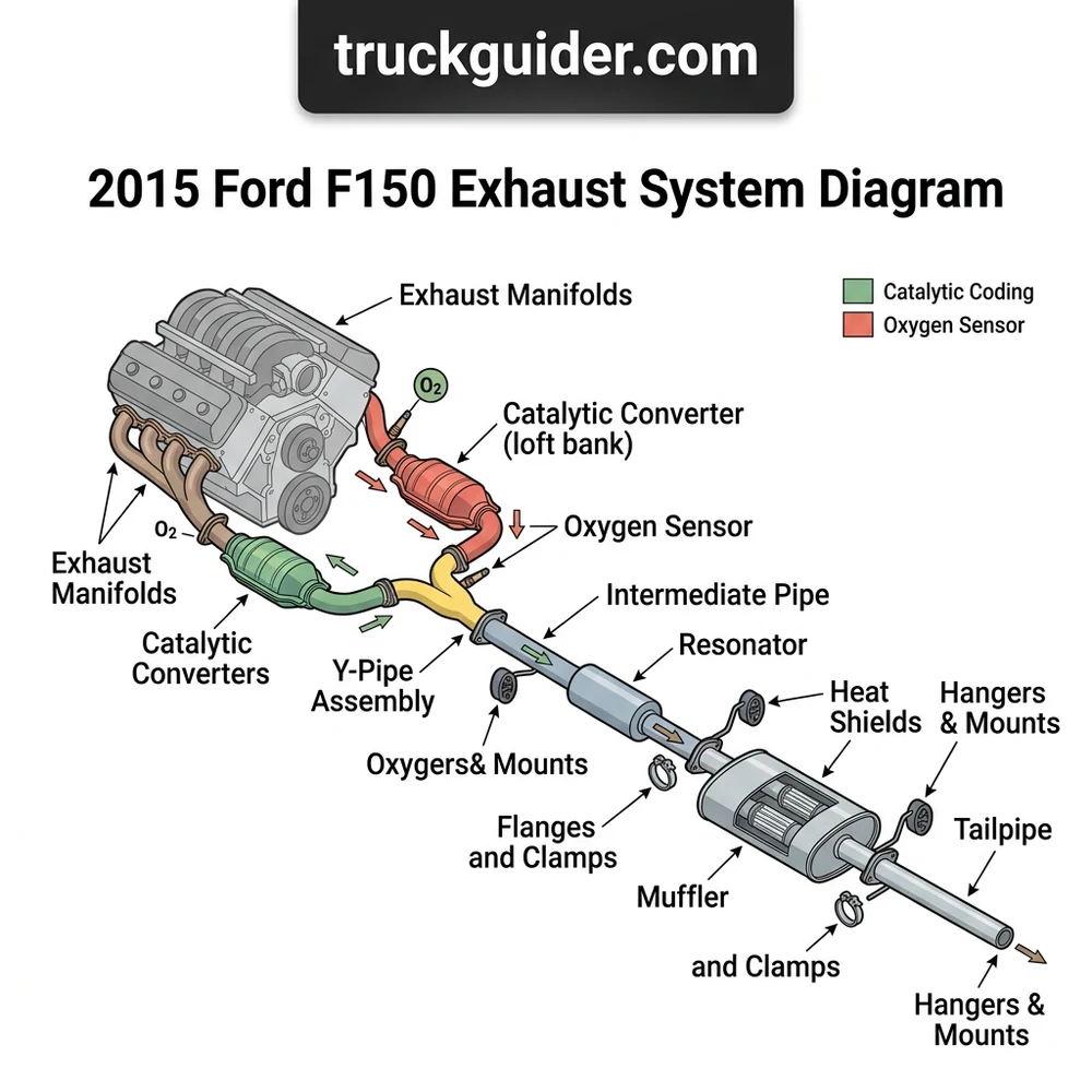 2015 Ford F150 Exhaust System Diagram: Component Breakdown 2026