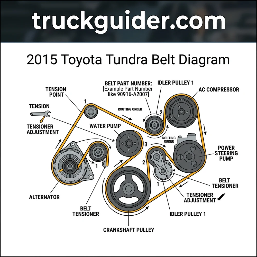 Toyota 2015 Tundra Belt Diagram: 2026 Routing & Maintenance