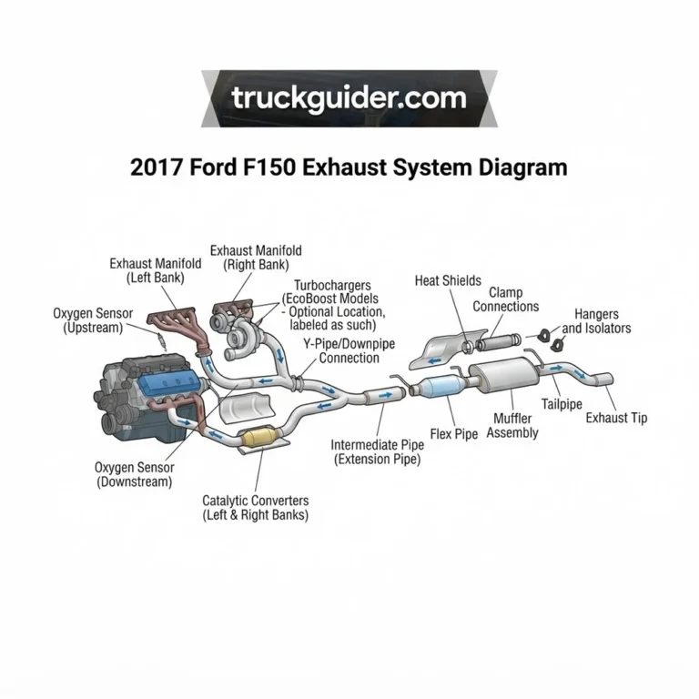 2017 ford f150 exhaust system diagram diagram with labeled components and explanations