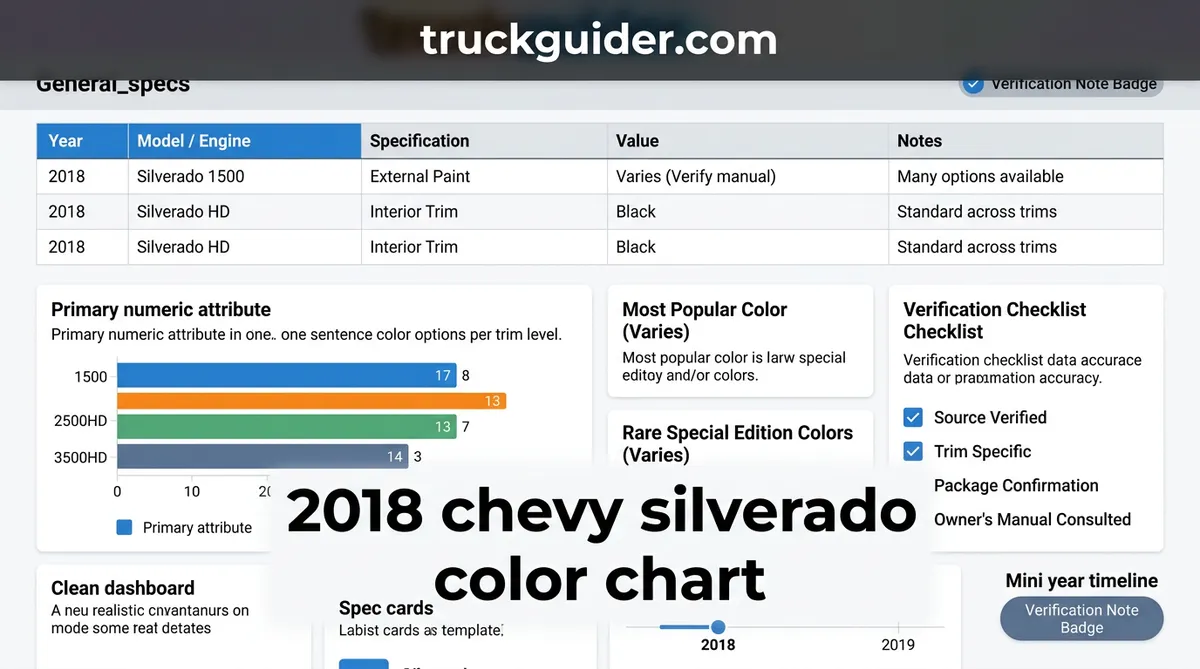 2018 chevy silverado color chart