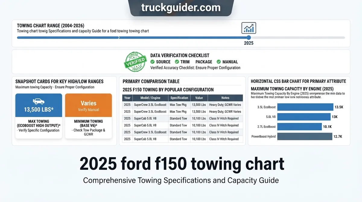 2025 ford f150 towing chart