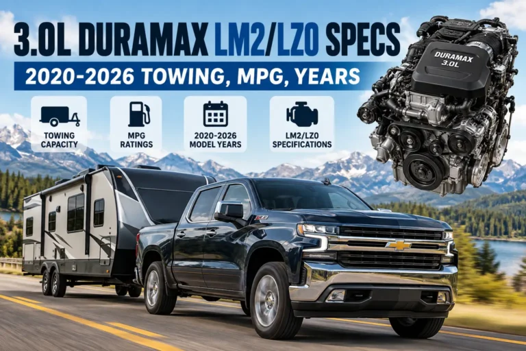 3.0L Duramax LM2/LZ0 Specs: 2020-2026 Towing, MPG, Years