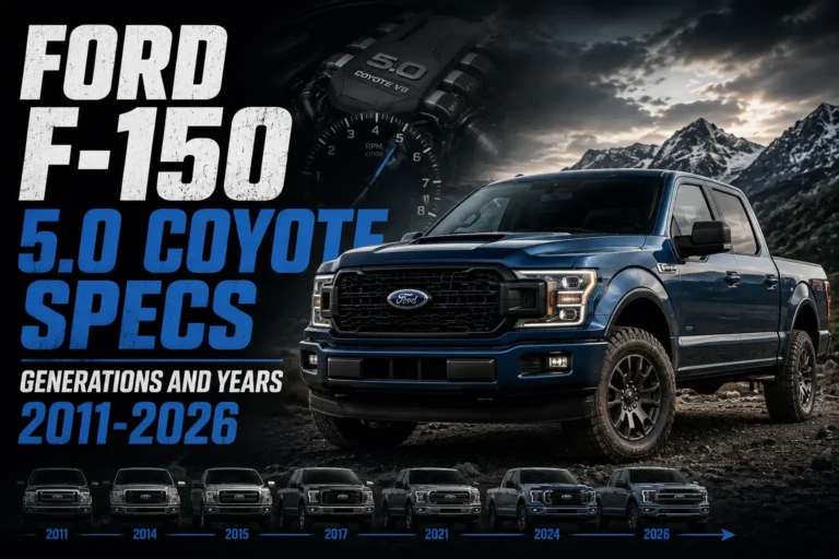 Ford F-150 5.0 Coyote Specs: Generations and Years 2011-2026