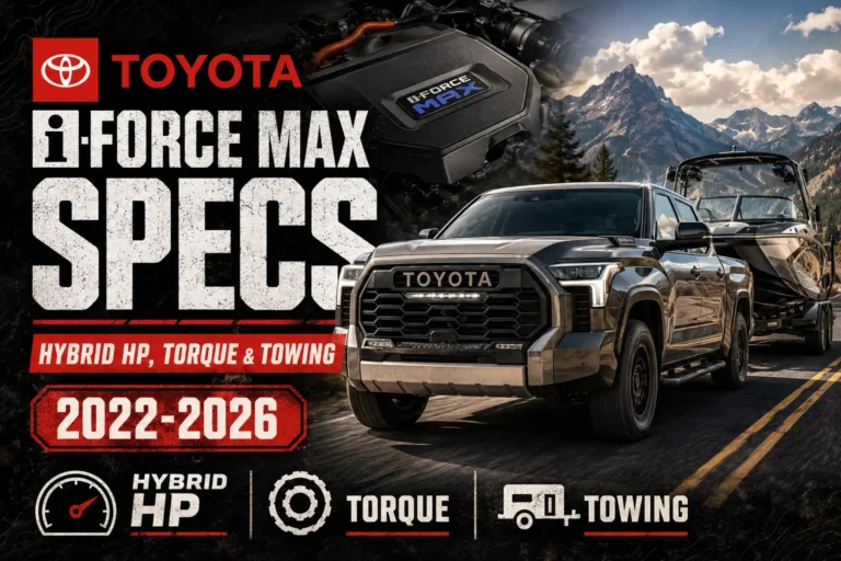 Toyota i-FORCE MAX Specs