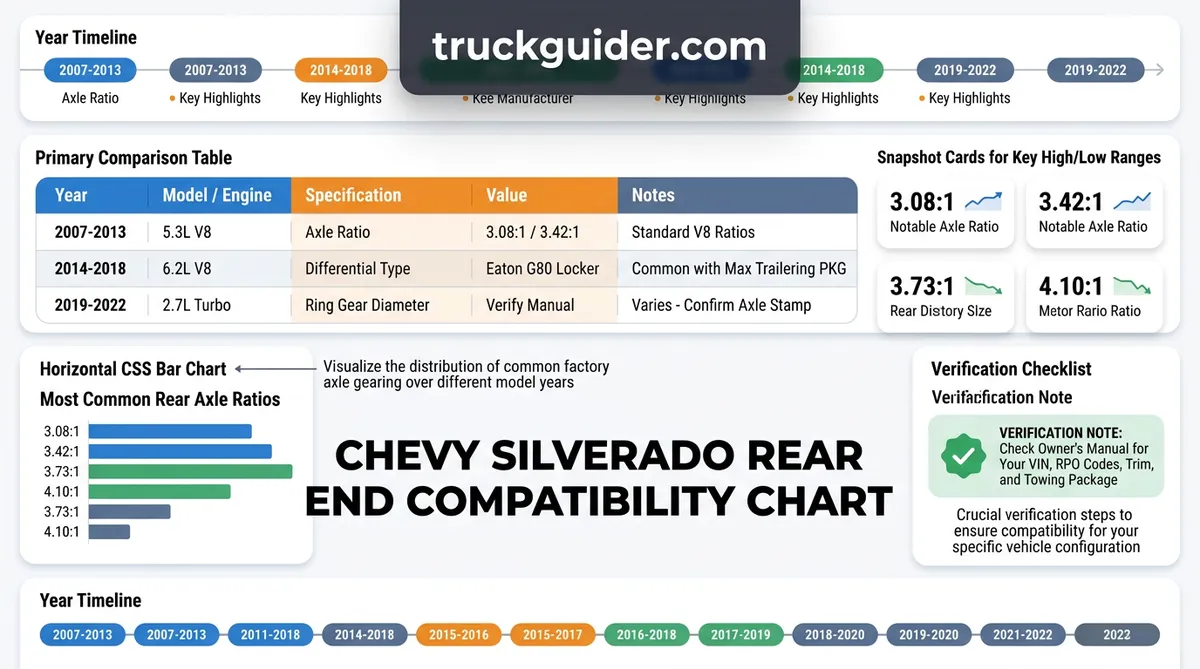 chevy silverado rear end compatibility chart