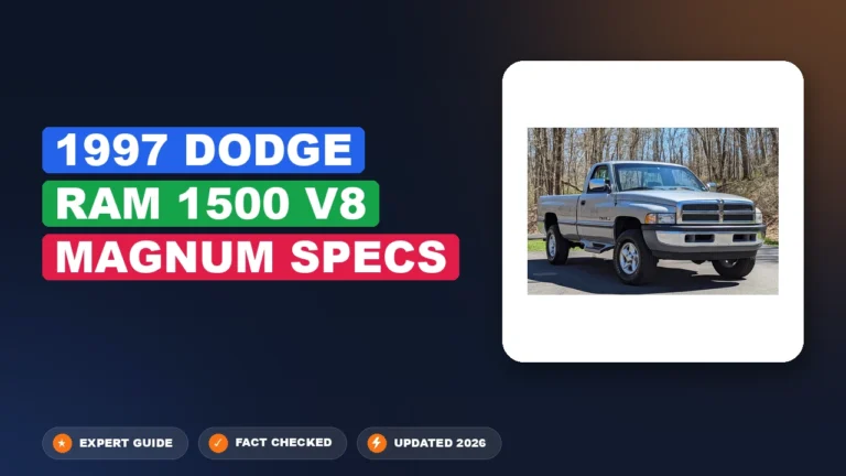 1997 Dodge Ram 1500 V8 Magnum Specs 2026 Quick Reference
