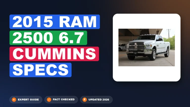 2015 Ram 2500 6.7 Cummins Specs 2026 Updated