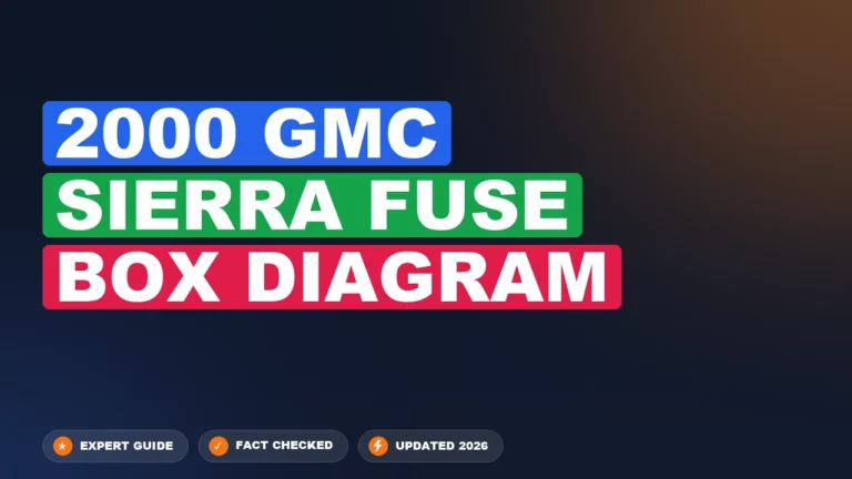 2000 GMC Sierra Fuse Box Diagram: Mapped Out for Troubleshooting