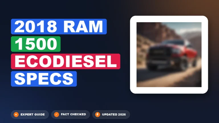 2018 Ram 1500 Ecodiesel Specs 2026 Verified Specs