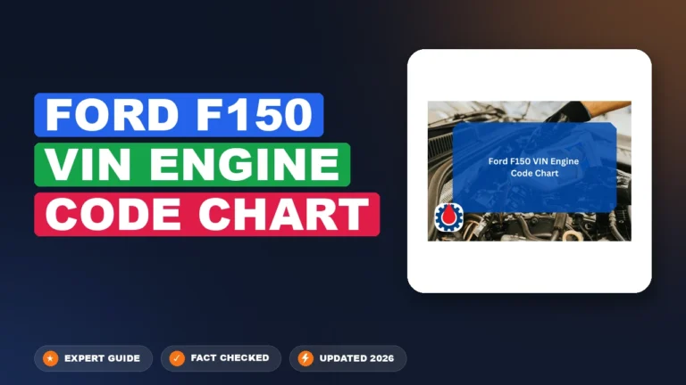 Ford F150 VIN Engine Code Specification Chart By Year (2004β2026)