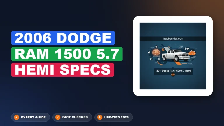2006 Dodge Ram 1500 5.7 Hemi Specs 2026 Updated