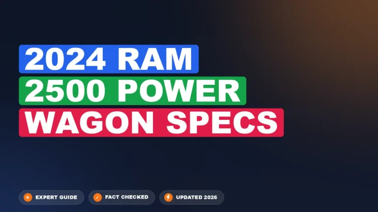2024 Ram 2500 Power Wagon Specs 2026 Factory Data