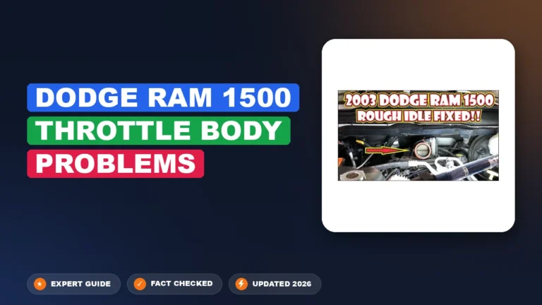 Dodge Ram 1500 Throttle Body Problems: Diagnosed & Resolved