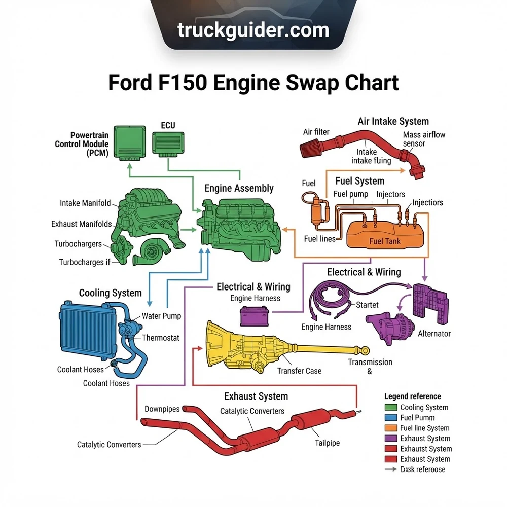 Ford F150 Engine Swap Chart: 2026 Component Breakdown