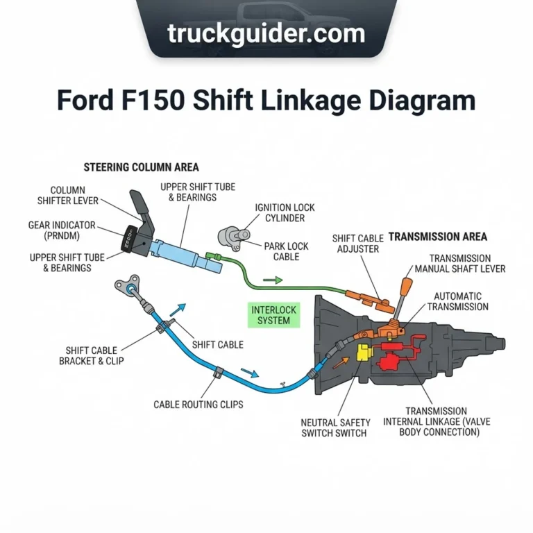 ford f150 shift linkage diagram diagram with labeled components and explanations