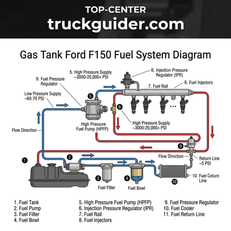gas tank ford f150 fuel system diagram diagram with labeled components and explanations