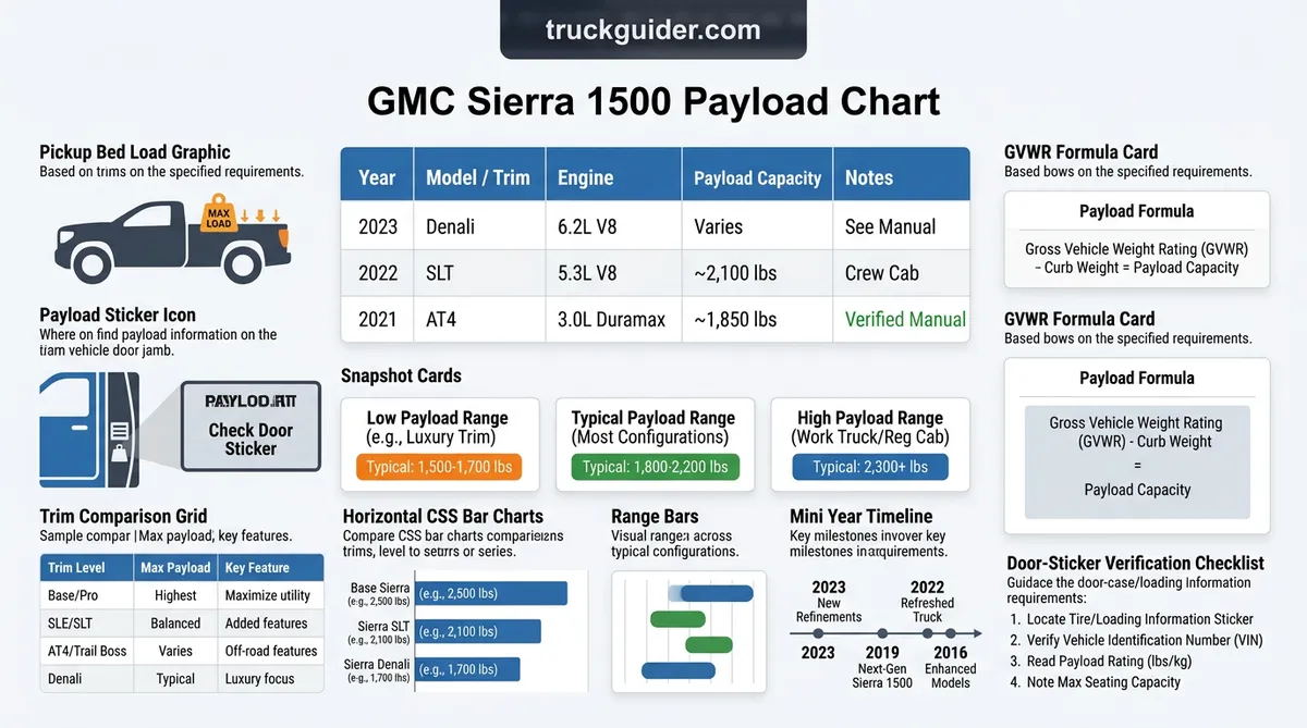 gmc sierra 1500 payload chart