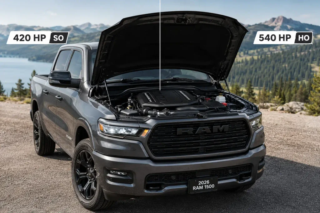 2026 Ram 1500 Hurricane SO vs HO engine comparison