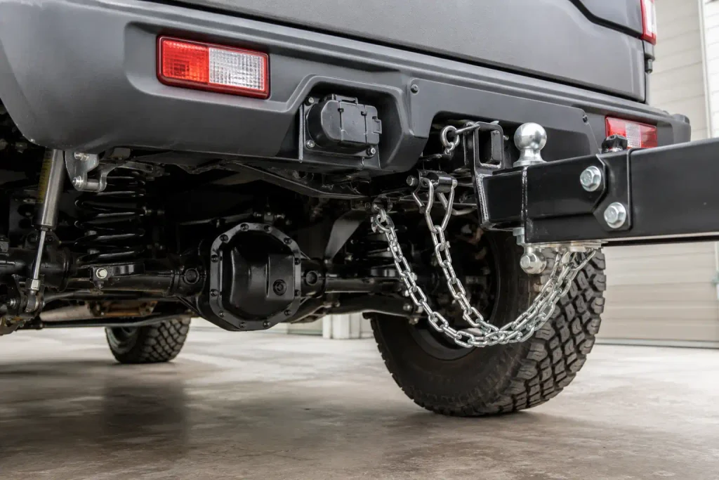 Jeep Gladiator Max Tow hitch and towing hardware close-up
