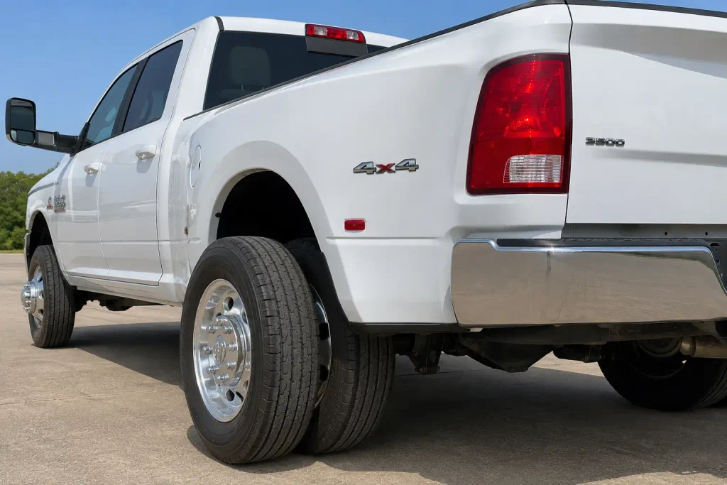 Dual rear wheel dually truck lug nut torque setup