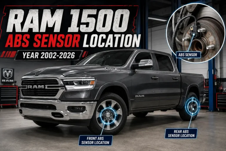 Ram 1500 ABS Sensor Location: Year 2002-2026