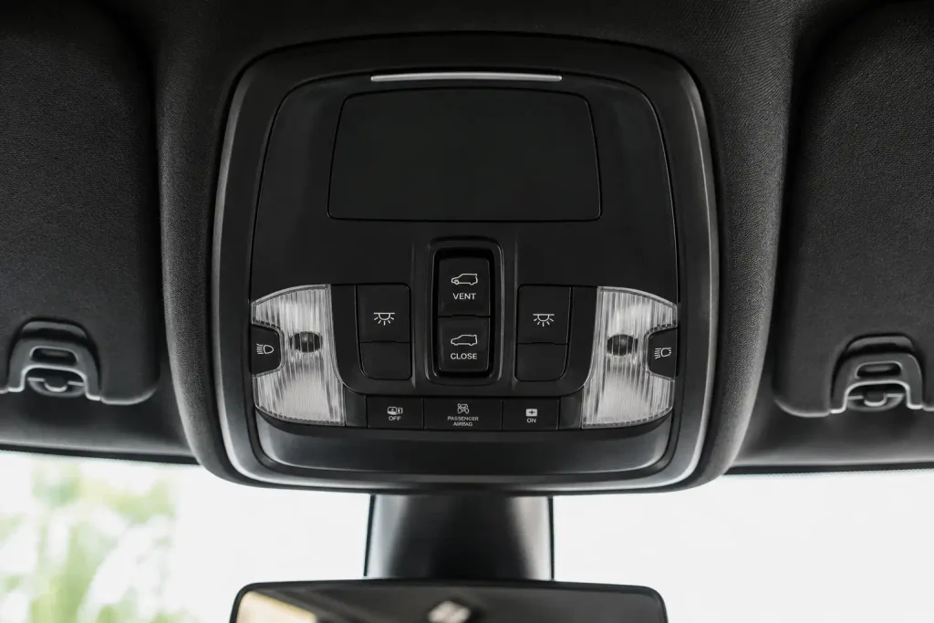 Ram 1500 sunroof switch panel used for reset procedure