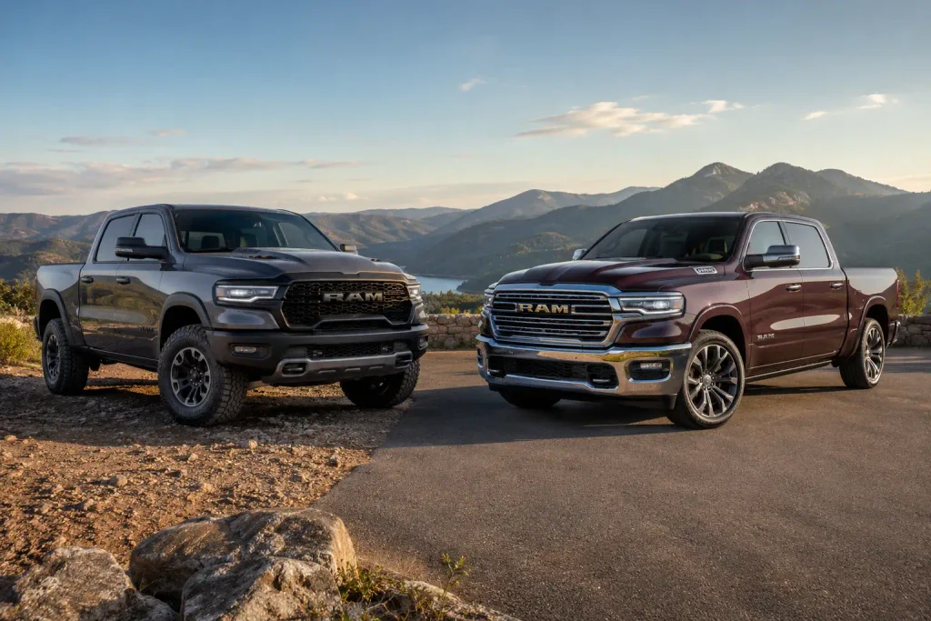 2026 Ram Rebel vs Laramie trucks compared side by side