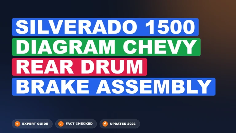 silverado 1500 diagram chevy rear drum brake assembly with labeled components and connections