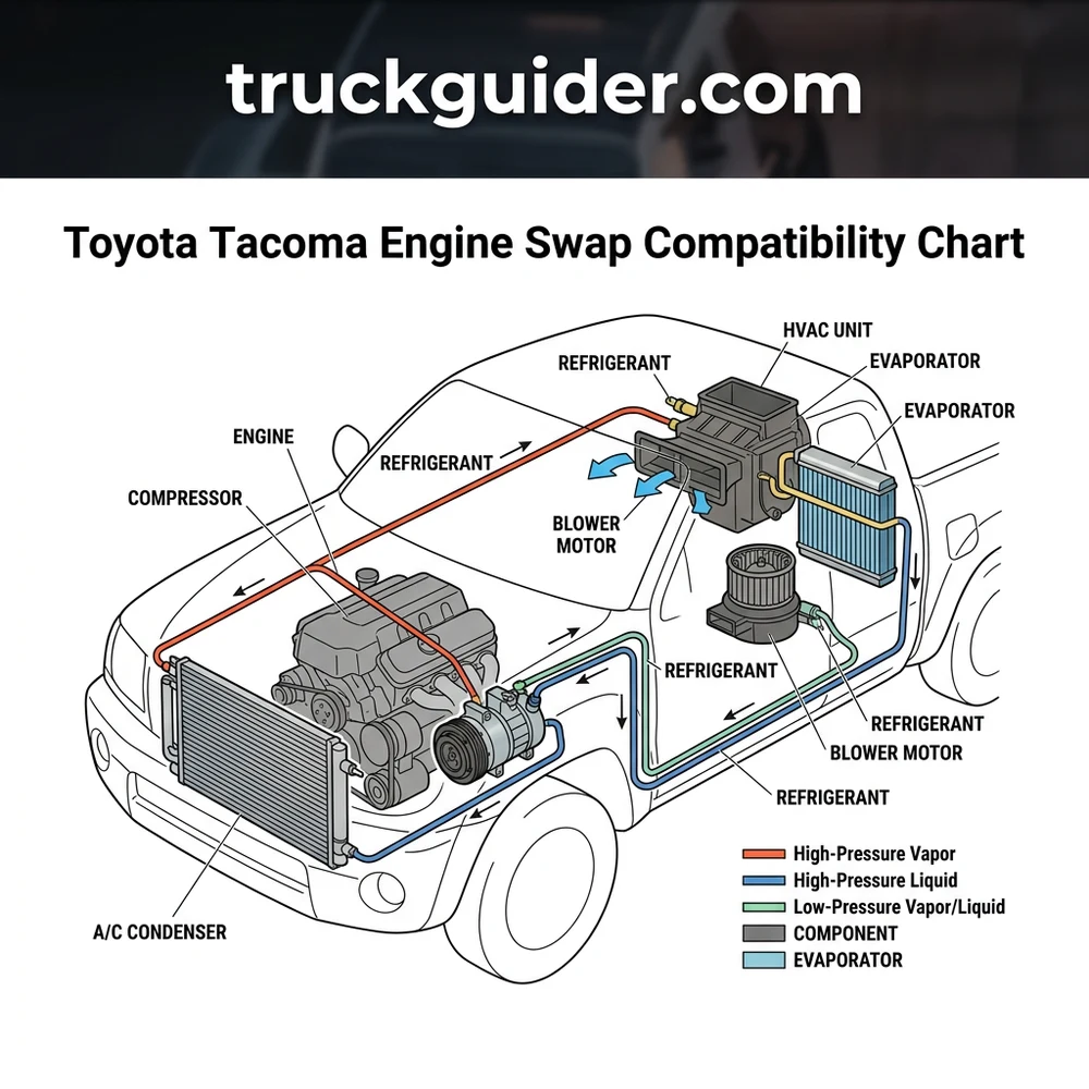 Toyota Tacoma Engine Swap Compatibility Chart & HVAC Repair 2026