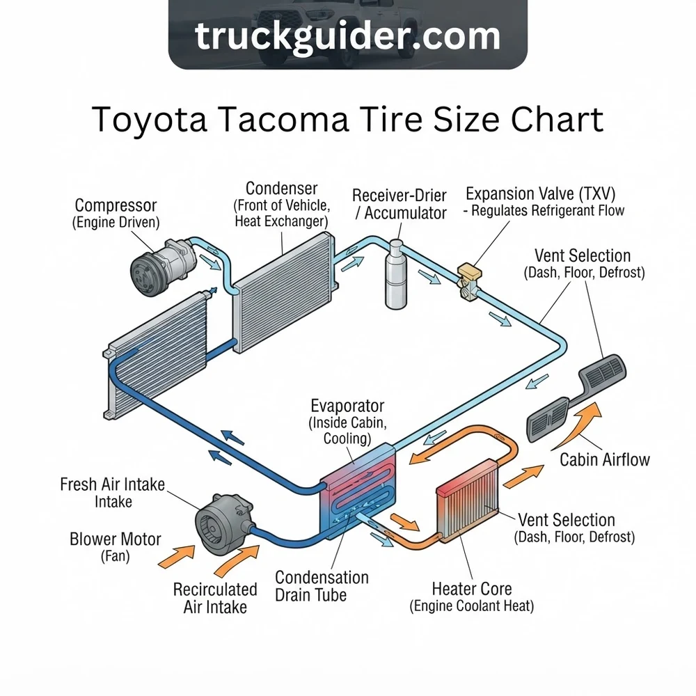 Toyota Tacoma HVAC Component Breakdown & 2026 Troubleshooting Guide