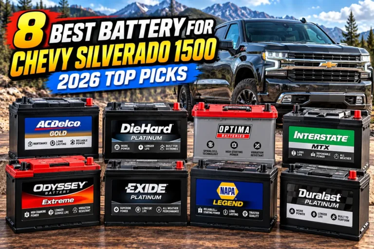 8 Best Battery for Chevy Silverado 1500: 2026 Top Picks