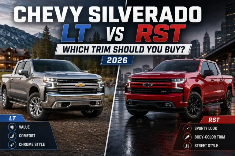 Chevy Silverado LT vs RST: Which Is Better in 2026