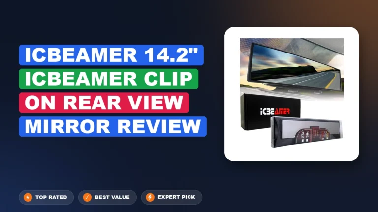 Icbeamer 14.2″ Icbeamer Clip on Rear View Mirror Review: Pros 2026