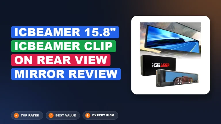 Icbeamer 15.8″ Icbeamer Clip on Rear View Mirror Review: Pros 2026