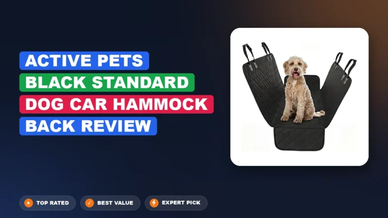 Active Pets Black Standard Dog Car Hammock Back Review: Pros 2026