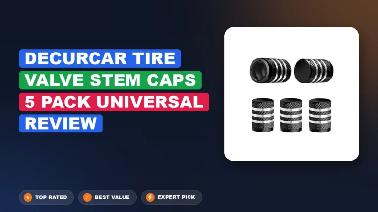 Decurcar Tire Valve Stem Caps 5 Pack Universal Review: Pros 2026