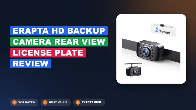 Erapta Hd Backup Camera Rear View License Plate Review: Pros 2026