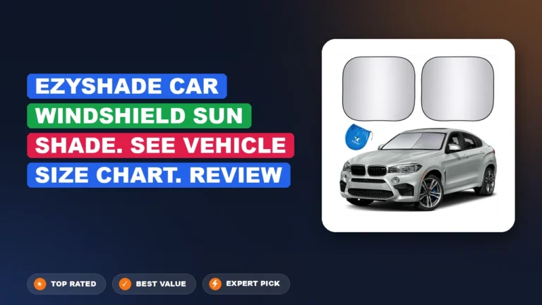 Ezyshade Car Windshield Sun Shade. See Vehicle Size-chart. 2026