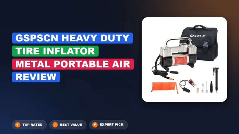 Gspscn Heavy Duty Tire Inflator Metal Portable Air Review: Pros 2026