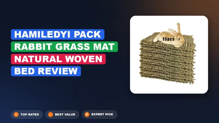 Hamiledyi Pack Rabbit Grass Mat Natural Woven Bed Review: Pros 2026