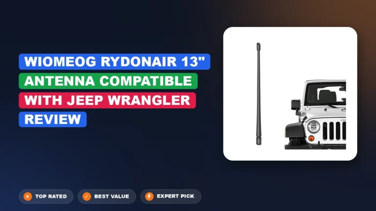Wiomeog Rydonair 13β³ Antenna Compatible with Jeep Wrangler 2026