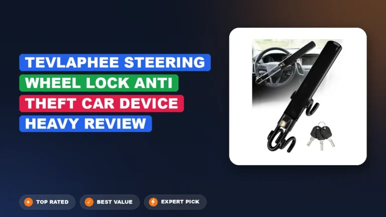 Tevlaphee Steering Wheel Lock Anti-theft Car Device Heavy 2026