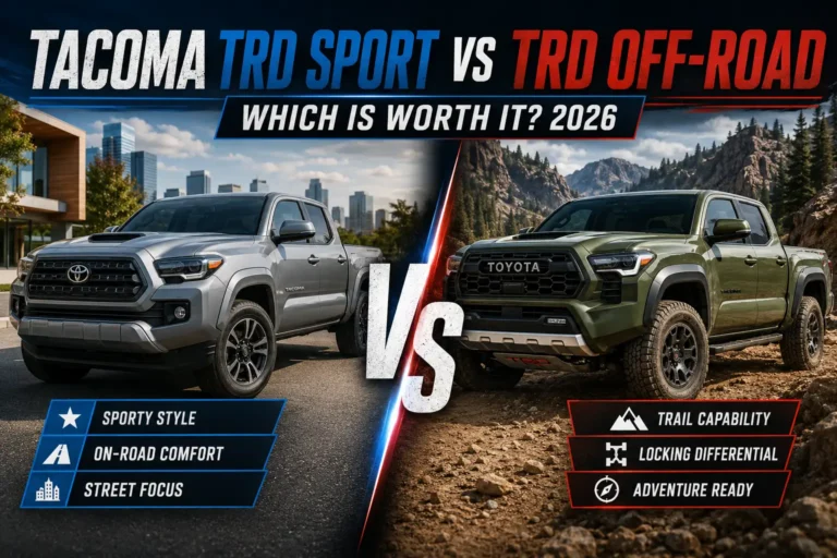 Tacoma TRD Sport vs TRD Off-Road: 2026 Which Is Worth It?