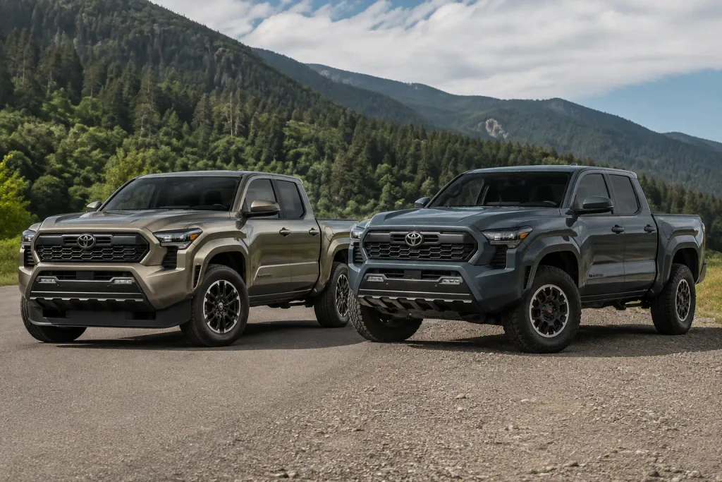 2026 Toyota Tacoma TRD Sport vs TRD Off-Road side by side