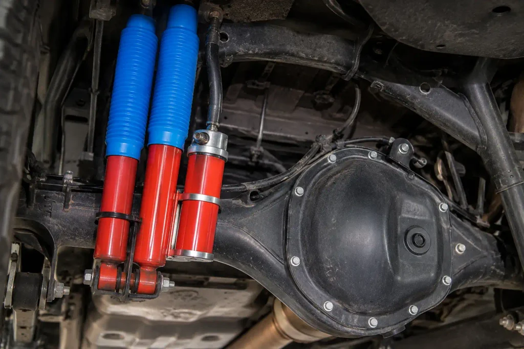 Tacoma TRD Off-Road Bilstein shock and locking differential