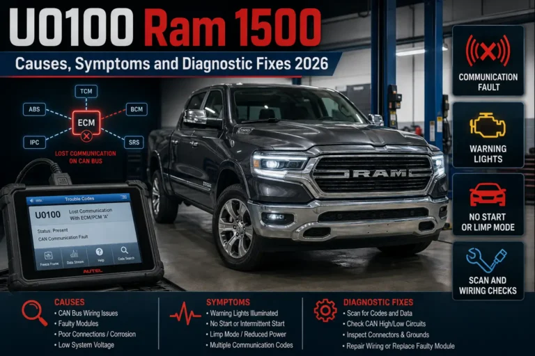 U0100 Ram 1500: Causes, Symptoms and Diagnostic Fixes 2026