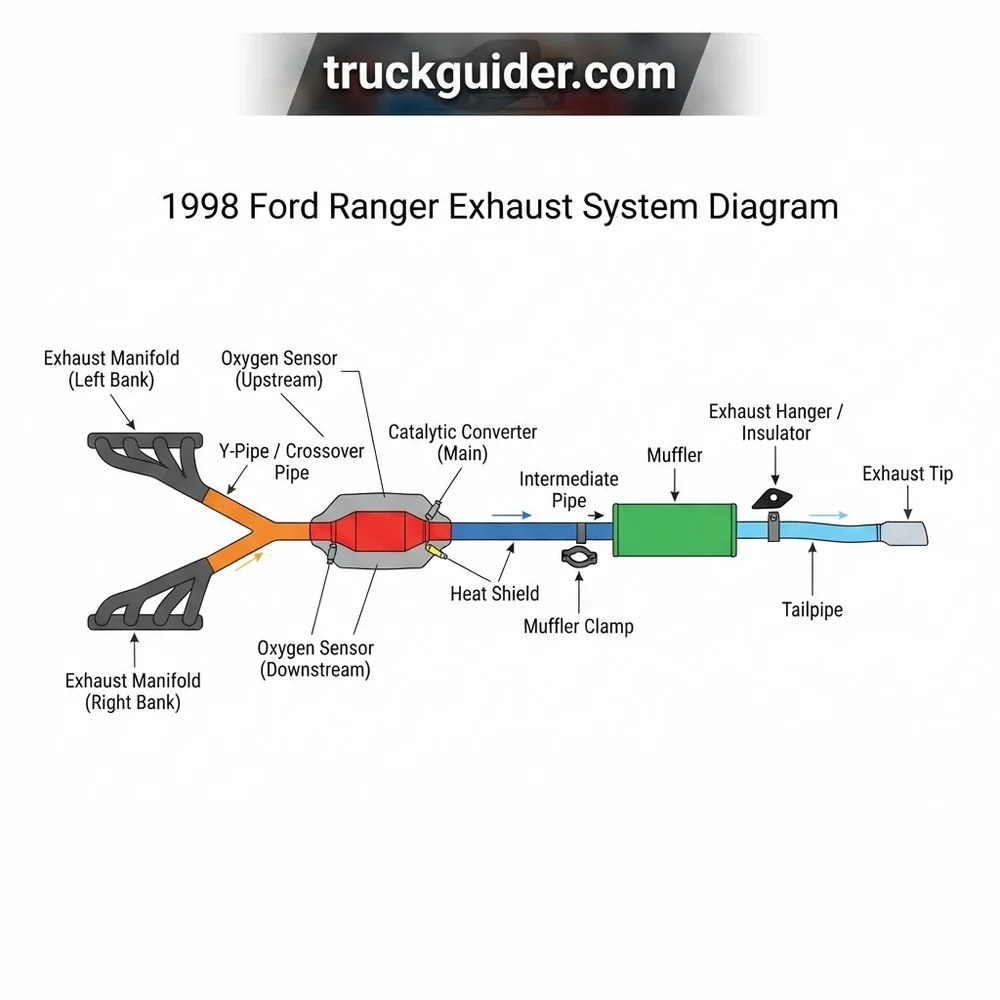 1998 Ford Ranger Exhaust System Diagram: Layout & Repair (2026)