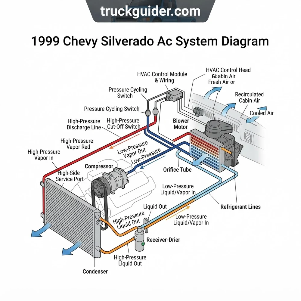 1999 Chevy Silverado AC System Diagram: 2026 Repair
